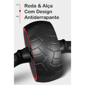 Roda Rolo Abdominal Lombar Grossa Musculatura Superior E Lombar