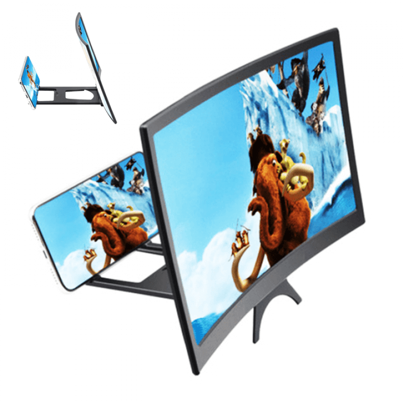 Amplificador De Tela Curvado Lupa 3D Para Projeção De Celular 12