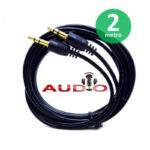 Cabo Auxiliar P2 + P2 Áudio Stereo Alta Qualidade 2 Metro - P2XB