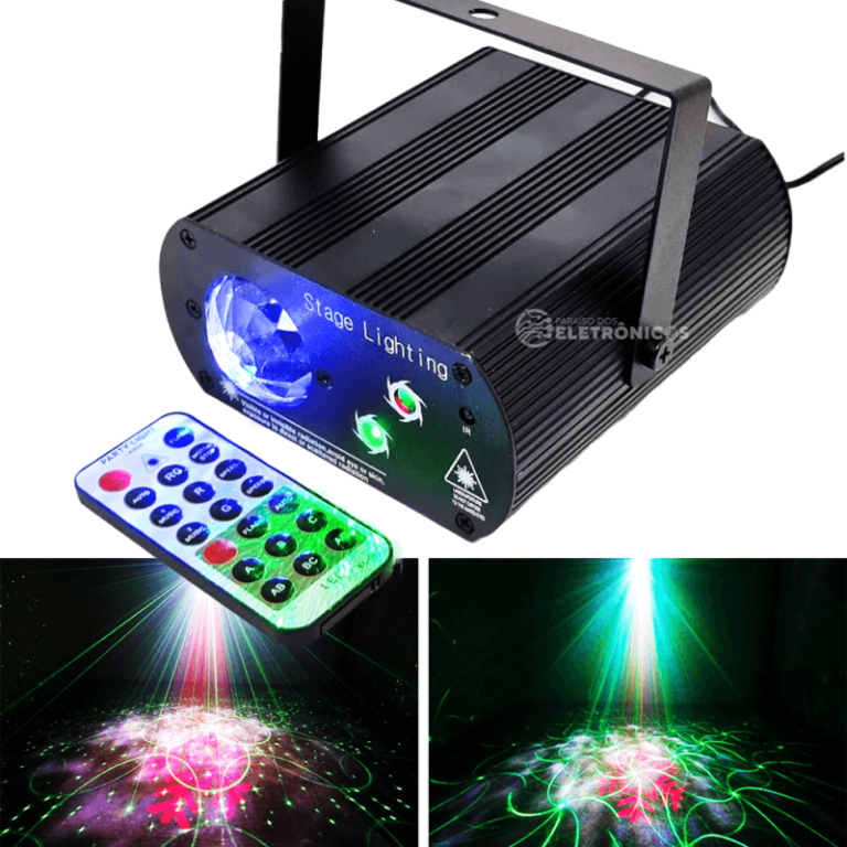 Canh O Raio Laser Hologr Fico Jogo De Luz Rgb Com Controle Ilumina O Para Festa Tb