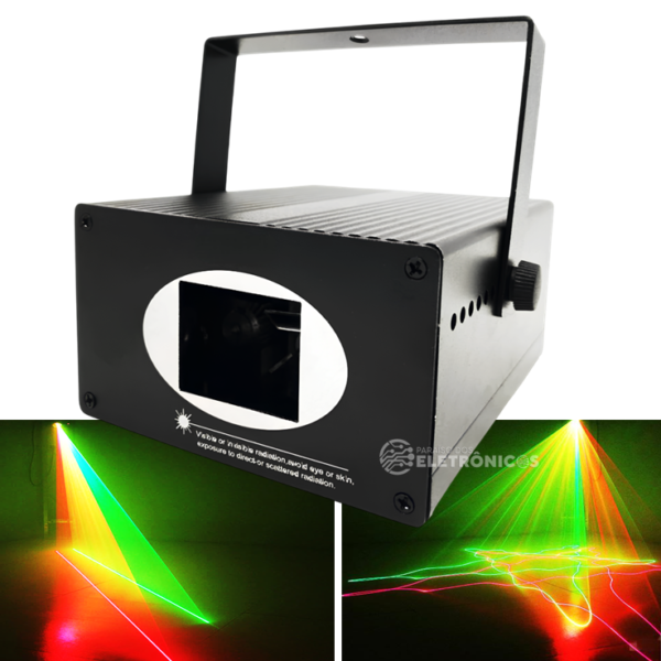 Canhão Raio Laser Rfeito Holográfico Jogo De Luz Iluminação Para Festa - HL22 - Image 10