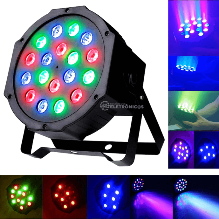 Canh O Refletor Rgb Jogo De Luz Led Strobo Ilumina O Para Festa