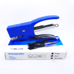Grampeador Alicate 24/6 26/6 Grampeia Até 25 Folhas/70g Azul - LE934