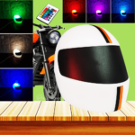 Luminária Capacete Para Iluminar Decorar Com Lâmpada RGBW Controle Remoto 10010650