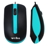Mouse Weibo Óptico Com 3 Botões Com Fio 1600dpi /2.4GHz USB 3.0 Verde WB018