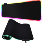Mousepad Gamer LED RGB 7 Cores Para Jogos Gemer Grande 80 x 30cm Tipo Tapete RE-D1
