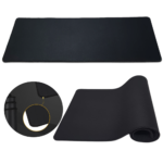 Mousepad Gamer Para Jogos Grande 80cm x 30cm Tipo Tapete Preto RE-D30