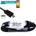 Cabo de Dados e Carga Original Smartphone Motorola Moto E5 Plus Turbo Fast Charger 3.0 Micro-USB SK6472A (MO-SKN646AIBI)