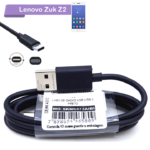 Cabo de Dados e Carga Original Smartphone Lenovo Zuk Z2 Turbo Fast Charger 3.0 USB-C SC18C28955 (MO-SKN6473AIBI)