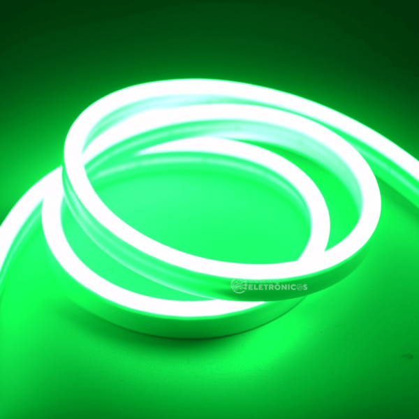 Fita Neon Iluminação 5 Metros Efeito Florescente Verde LED 2835 Com Fonte 12V 3A DY126 DY105 - Image 3