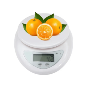 Balança Digital Para Cozinha Com Bandeja e Capacidade Até 5kg - SF420