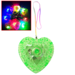 Colar De LED Pisca Coração Para Festas Casamento Formatura Balada XM21150COVD