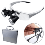 Óculos Lupa Com Fotoforo Com Adaptação Para Óculos de Grau Dentista 3,5x - 420 Luz - 36350