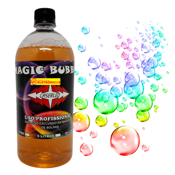 Líquido Profissional Para Máquina De Bolhas De Sabão Magic Bubble Com 1 Litro Para Festa Eventos - MAGICBOLHA - Image 4