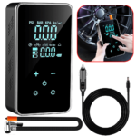 Bomba Calibrador Compressor Com Buzina Digital Portátil De Ar Carro Moto Bicicleta MXB007