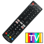 Controle Remoto Universal Smart TV Samsung e LG Teclas Netflix e Youtube - LE7384
