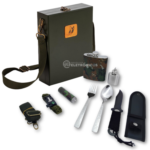 Kit De Utensílios Para Camping Sobrevivência Com Maleta de Transporte - LKCD28 - Image 8