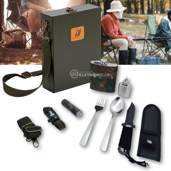 Kit De Utensílios Para Camping Sobrevivência Com Maleta de Transporte - LKCD28 - Image 7