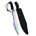 Facão 45,5cm em Aço Inoxidável com Cabo de Plástico e Fio de Nylon + Bainha - SLKK39