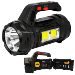 Lanterna Holofote LED Frontal + LED COB Recarregável Com Kit de Ferramenta - LE8333