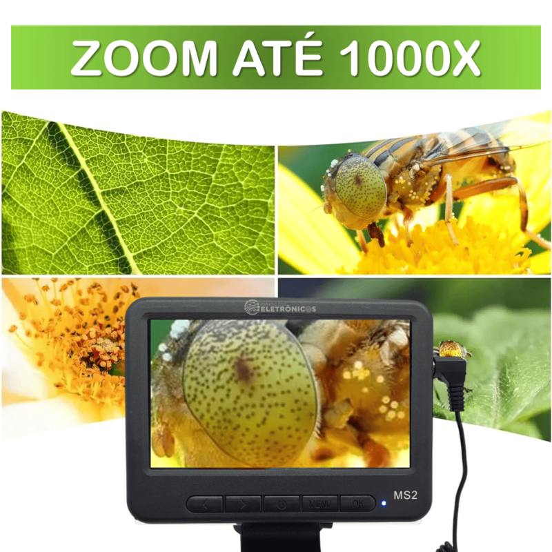 Microscópio Digital Tela 5