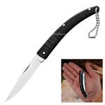 Canivete de Aço De Bolso Resistente Com Abertura Manual - Preto SLKD50