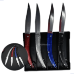 Kit Com 4 Canivetes de Aço De Bolso Resistente Com Abertura Manual - SLKD50