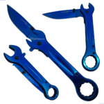 Canivete de Bolso Multifuncional Com Chave de Boca e Estrela Combinada - Azul SLKD72