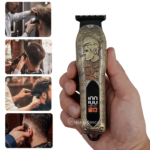 Maquina de Cortar Cabelo Sem Fio  e Aparar Barba - Estampa Homem MAG030