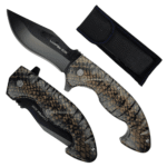 Canivete Dobrável Trava de Segurança, Clip de Cinto e Capinha Protetora - Modelo B SLKD316