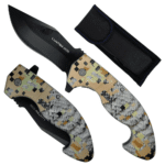 Canivete Dobrável Trava de Segurança, Clip de Cinto e Capinha Protetora - Modelo C SLKD316