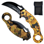 Canivete dobrável com Abertura Rápida, Trava de Segurança e Capinha - Modelo D SLKD335