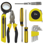 Kit de Ferramentas com 12 Peças Para Uso Geral - LWJH1801