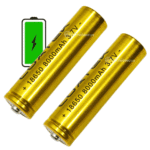 Kit 2 Baterias Recarregáveis 18650 3.7v Lítio Íon 8000mah Original - LPJ18650