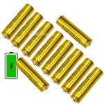 Kit 10 Baterias Recarregável 18650 3.7v Lítio Íon 8000mah Original - LPJ18650