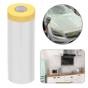 Filme Plástico Com Fita Adesiva Para Isolamento e Proteção Durante as Obras - BOM1328