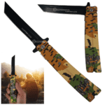 Canivete Lâmina Estreita e Abertura Semiautomática Aço Inoxidável - SLKD109D