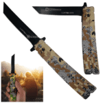 Canivete Lâmina Estreita e Abertura Semiautomática Aço Inoxidável - SLKD109E