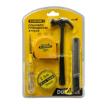 Kit 5 Ferramentas Essenciais Para Uso no Dia A Dia Doméstico - BOM3403