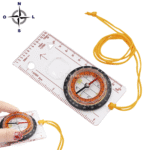 Bússola Lupa E Régua Nautika Mapa Camping Montanha Trilha - DC455C