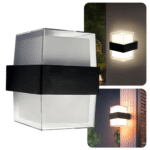Arandela de Parede Quadrada em Acrílico Luz Branco Quente 10w IP20 Bivolt - 61172