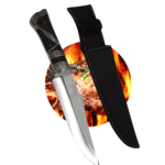 Faca De Caça Pesca Churrasco Luxo Fulltang Inox Acabamento Premium - TF17