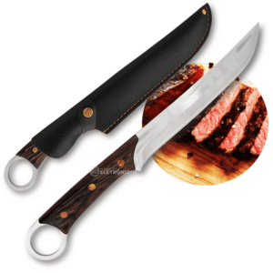 Faca Gaúcha Forjada Full Tang Aço Inoxidável - SLKLAF62