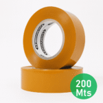 Kit 2 Fitas Adesivas de Alta Resistência para Embalagens Rolo Com 200 Metros x  42mm Marrom - BOM1338