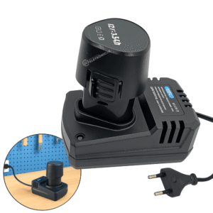 Carregador de Bateria 12.6v 2A Com Indicador de Carga + 1 Bateria 12v 1.3Ah de Alta Potencia - KIT102