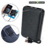 Carregador Turbo Portátil Power Bank 37w Alta Qualidade 10000mah Carga Estável Preto - MAX0528