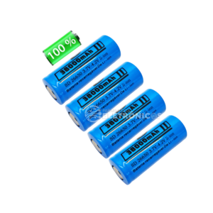 Kit 4 Baterias Recarregáveis 26650 de Li-ion 3.7v-4.2v 38000mAh - DY38000mah