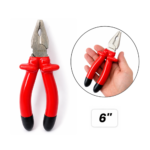 Alicate Universal 6'' Cabo Com Isolação Anatômico e Emborrachado - BOM1642