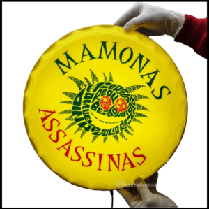 Luminoso de LED mamonas assassinas Personalizada Tampa de Garrafa Para Decoração - PA0220008