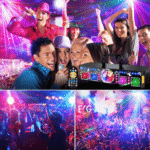 Luzes de DJ para festas, Pro 6 em 1 Dmx e máquina (3)